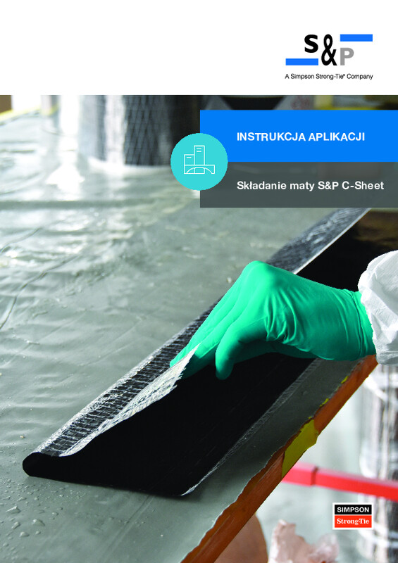 Instrukcja aplikacji składanie maty S&P C-Sheet