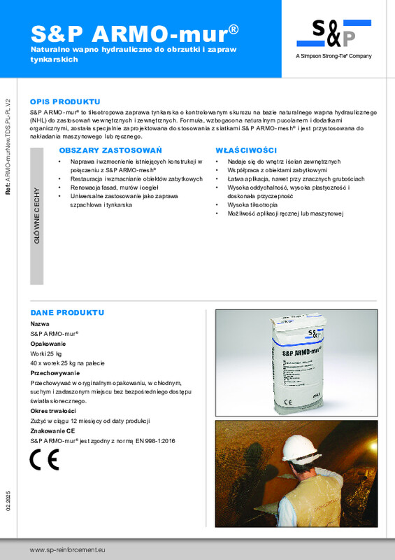 Karta techniczna S&P ARMO-mur®