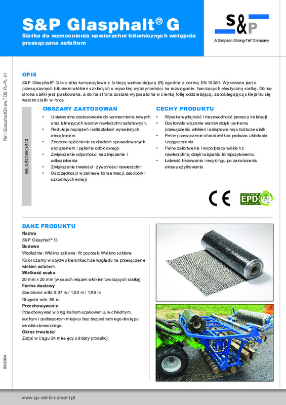 Karta techniczna S&P Glasphalt® G