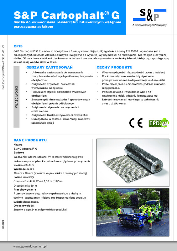 Karta techniczna S&P Carbophalt® G