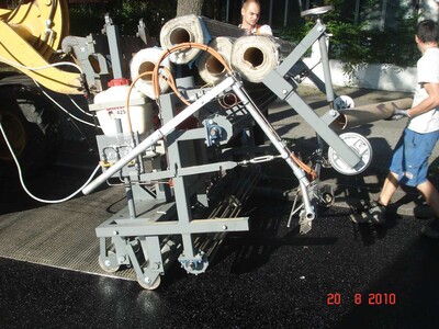 Mechanical application of S&P Glasphalt® G