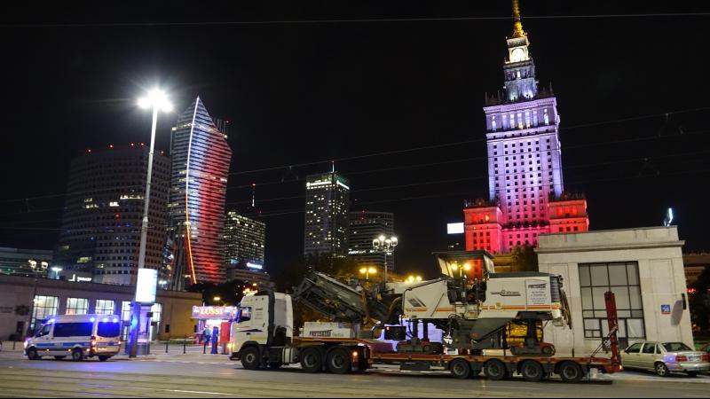 Wzmocnienie nawierzchni ulic Warszawy